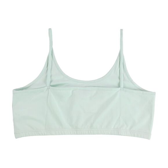 Reebok Womens Classic Big Vector Logo Sports Bra, Green, PRE - Picture 2 of 2